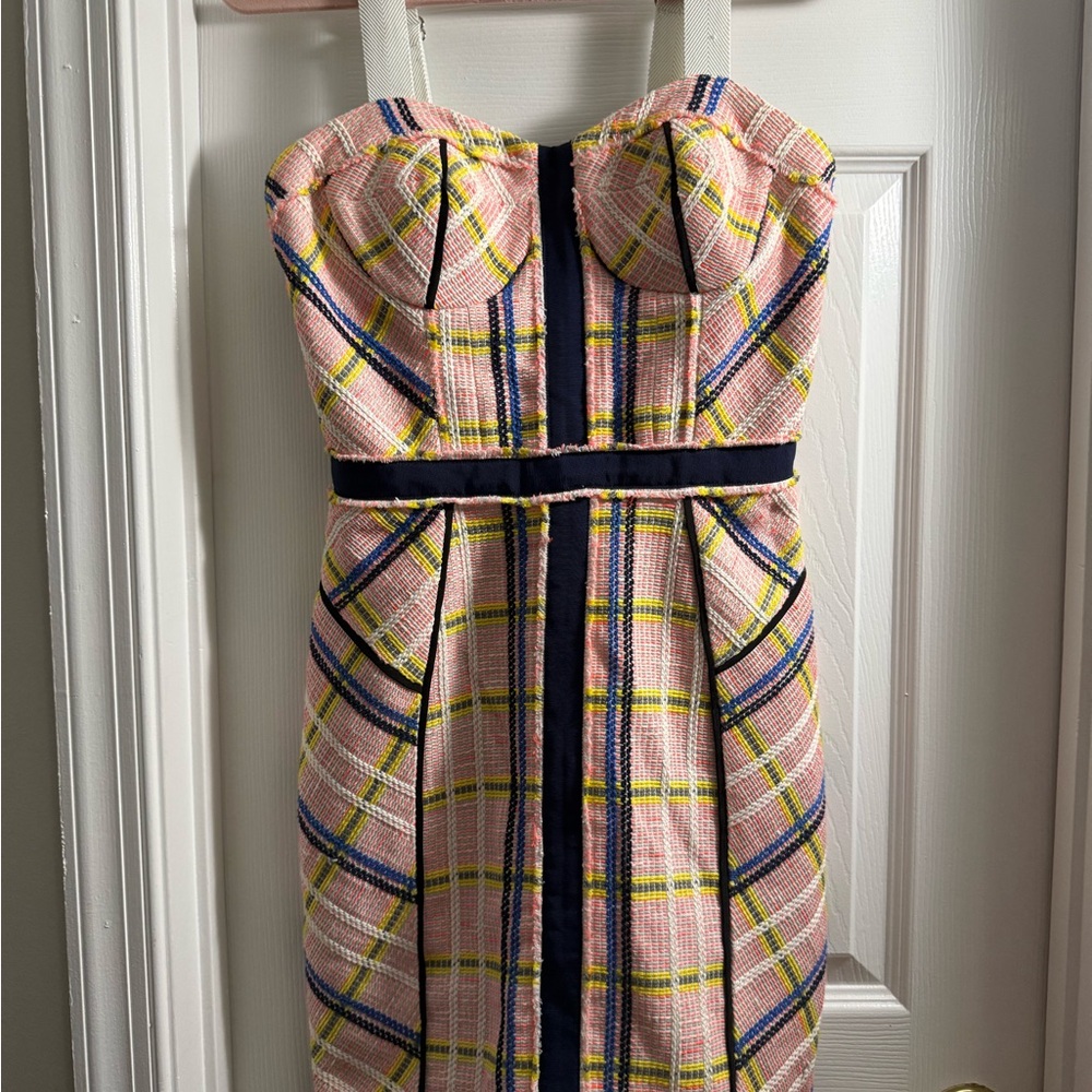 Rebecca Minkoff Navy and Pink Dress